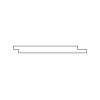 Dubbel lip profiel Red class wood 18x190mm 400cm - Afbeelding 2