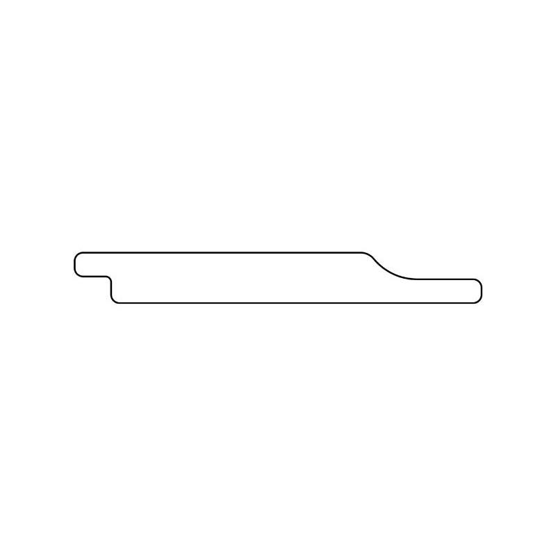 Halfhouts rabat Douglas 18x145mm - 400cm - Afbeelding 2