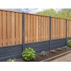 Betonpaal Eind-model Antraciet voor scherm 150cm - Afbeelding 2
