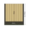 Sleufpaal beton Hoek-model Antraciet 280cm - Afbeelding 2