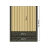 Sleufpaal beton Antraciet gecoat 316cm - Afbeelding 2