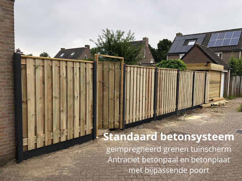 standaard betonsysteem geimpregneerd