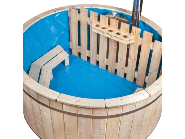 pvc liner blauw voor houten hottub basic