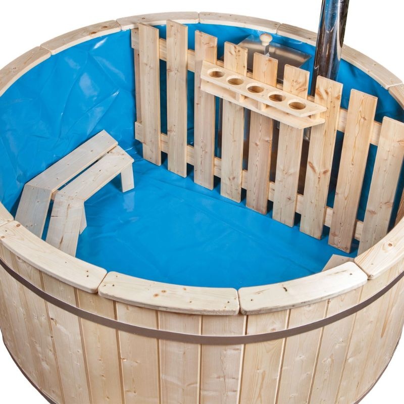 pvc liner blauw voor houten hottub basic