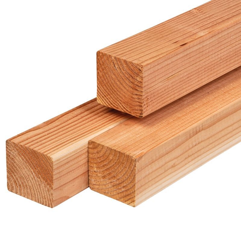Douglas paal geschaafd 95x95 - 3 meter