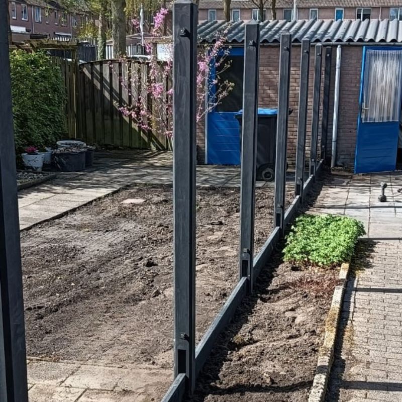 Schutting Bergen op Zoom standaard beton-systeem1.