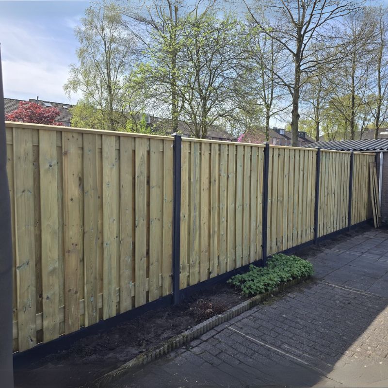 Schutting Bergen op zoom standaard beton-systeem