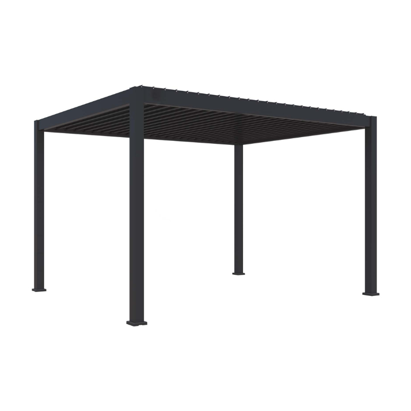 Aluminium overkapping elektrisch verstelbaar dak + led 300x400cm 3