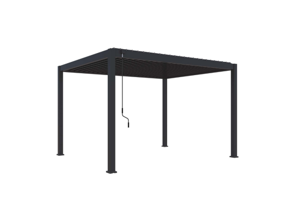 Aluminium overkapping handmatig verstelbaar dak 300x400cm