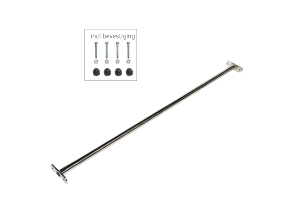 Duikelstang RVS 90 cm