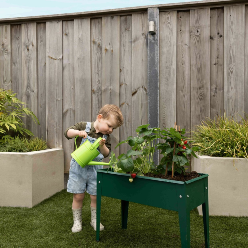 Kinder kweekbak metaal groen S 1