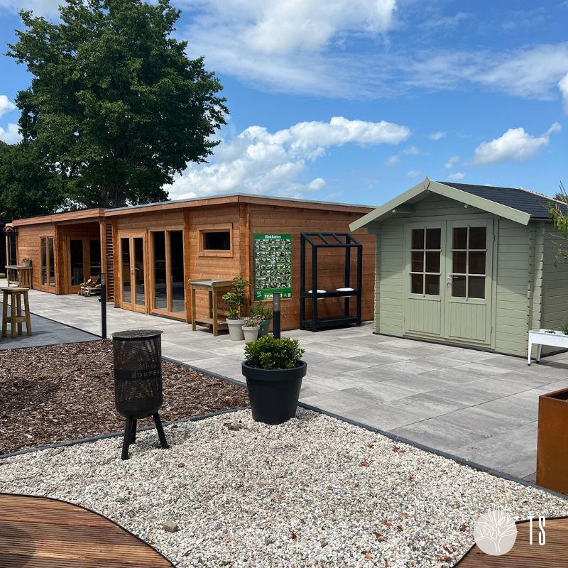 Showtuin Heerle (Roosendaal): De Tuinhoutspecialist - Barts Interieur en Buitenleven 9 blokhut inspiratie showtuin te heerle omgeving roosendaal, breda