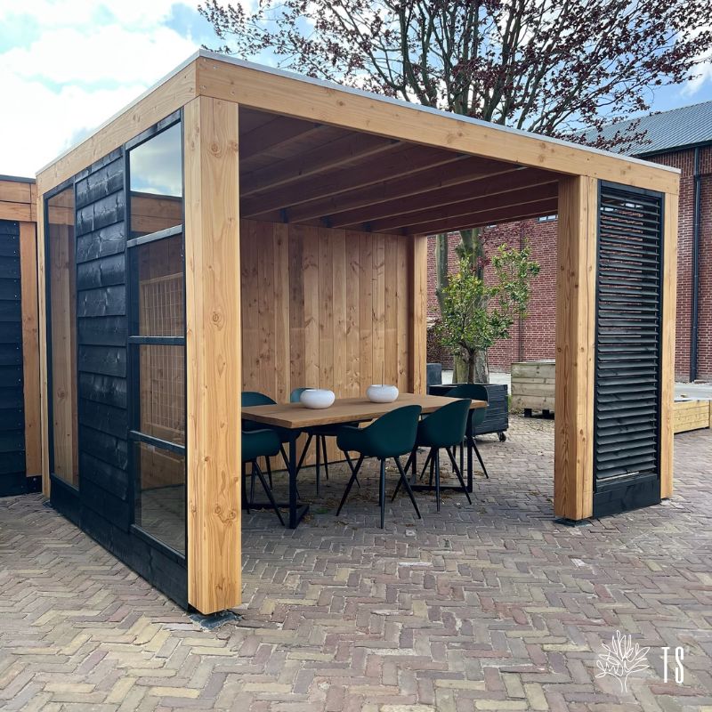 Showtuin Heerle (Roosendaal): De Tuinhoutspecialist - Barts Interieur en Buitenleven 7 showtuin overkapping de tuinhoutspecialist bij barts interieur en buitenleven