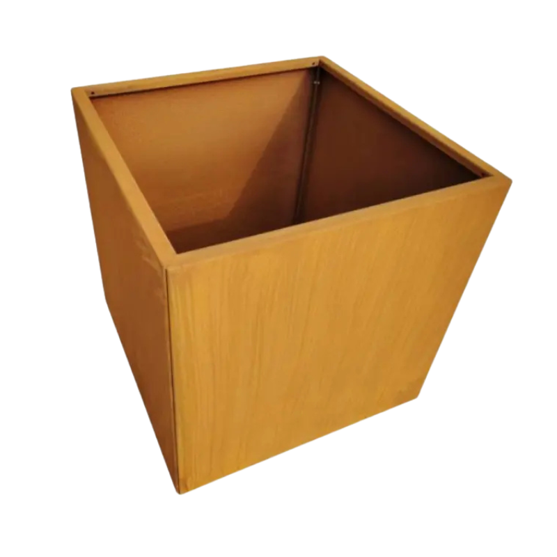 Cortenstaal plantenbak vierkant 60x60cm