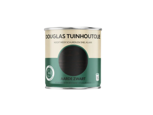 Douglas tuinhoutolie Aarde zwart 0.75L