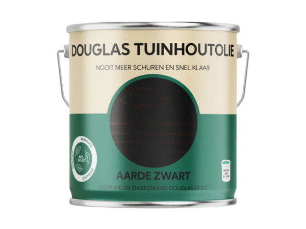 Douglas tuinhoutolie Aarde zwart 2.5L