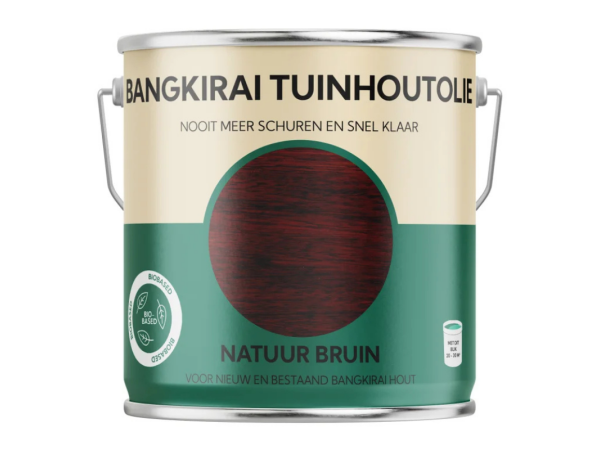 Bangkirai tuinhoutolie natuur bruin 2.5L