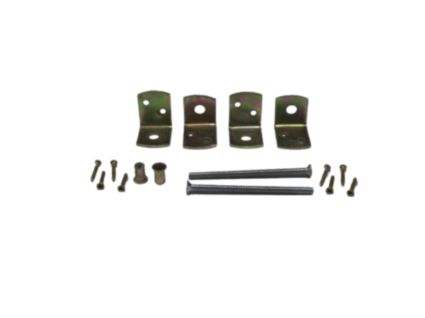 Beton bevestigingsset L-beslag geel verzinkt