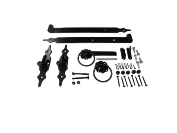 Deurbeslag set zwart