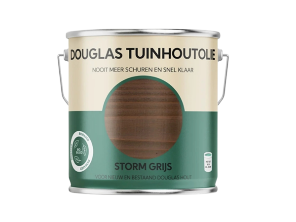 Douglas tuinhoutolie Storm grijs 0.75L