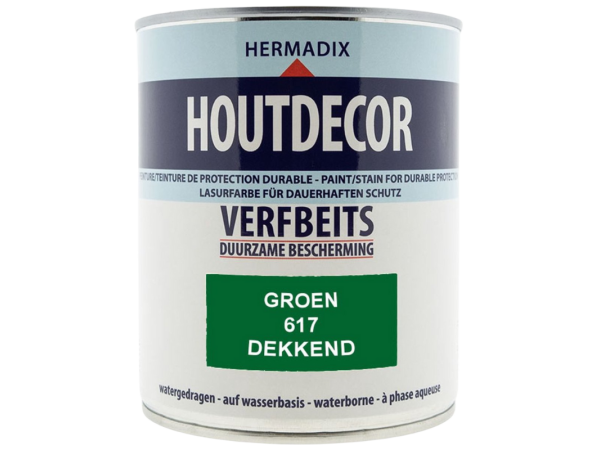 Houtdecor hermadix 617 groen 0.75L