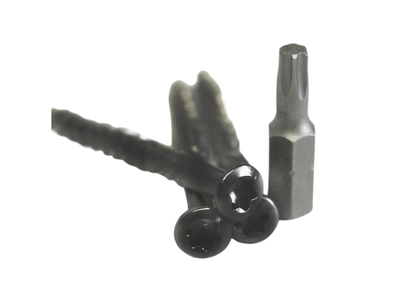 Torx vlonderschroeven Zwart 5.0x50mm