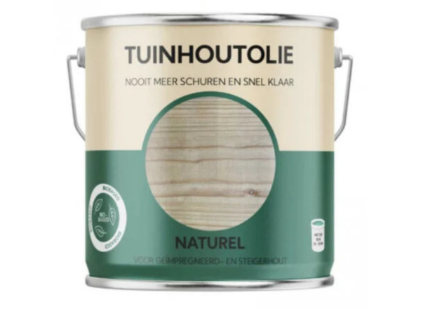 Tuinhoutolie naturel 2.5L