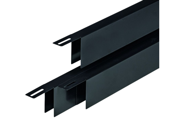 Verzinkt krimp/uitzet maskeerprofiel 176cm zwart gepoedercoat