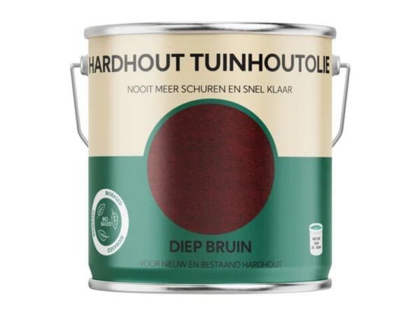 hardhout tuinhoutolie diep bruin 2.5L