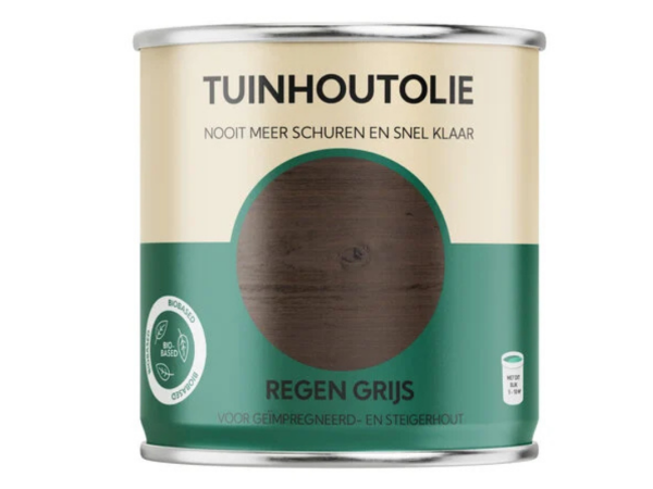 tuinhoutolie regen grijs 2.5L