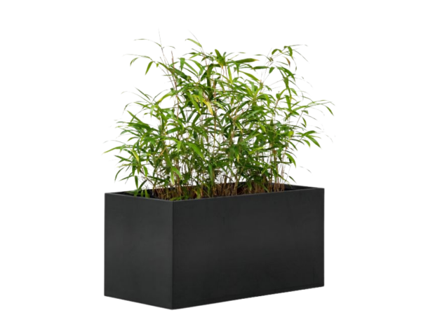 Bloembak Mohawk zwart 60x120cm