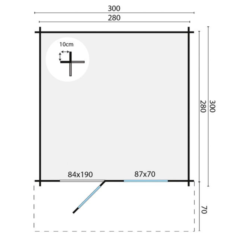 Blokhut Bo 6 Blokhut Bo - Afbeelding 6