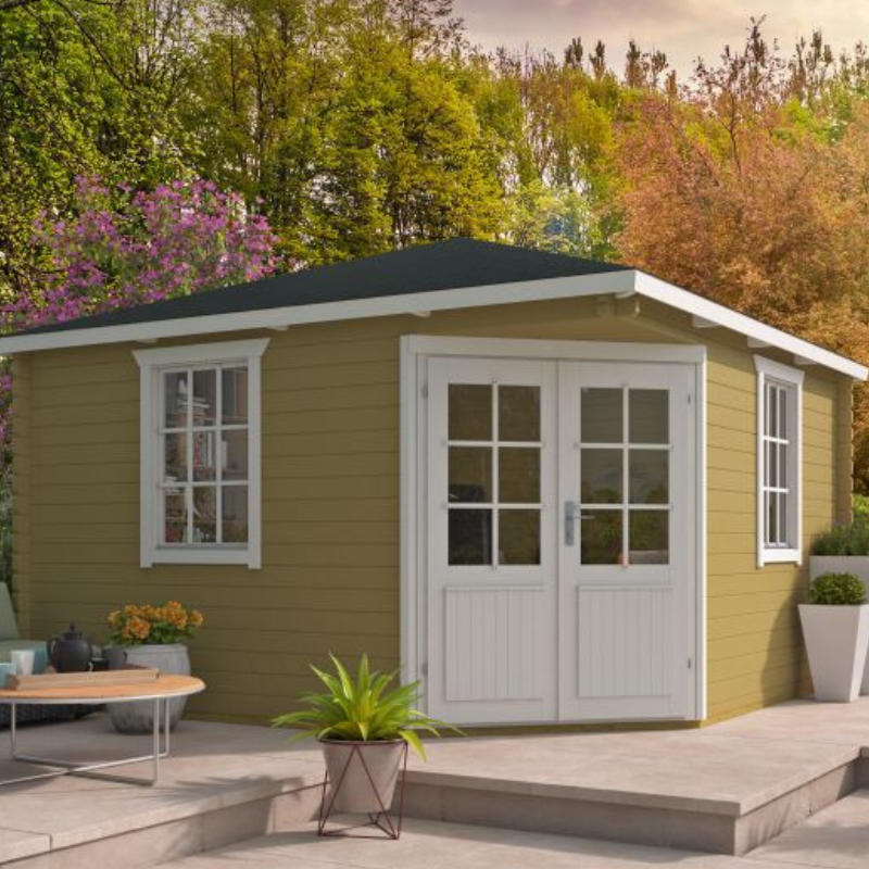 Blokhut hoekmodel Lotte 2 Blokhut hoekmodel Lotte - Afbeelding 2