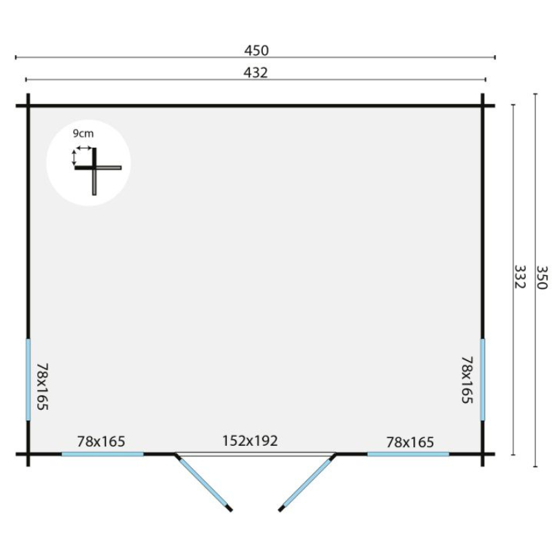 Blokhut Arne 6 Blokhut Arne - Afbeelding 6