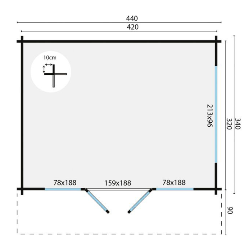 Blokhut Blackpool 6 Blokhut Blackpool - Afbeelding 6