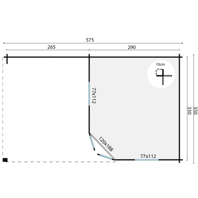 Blokhut Christoffer 6 Blokhut Christoffer - Afbeelding 6