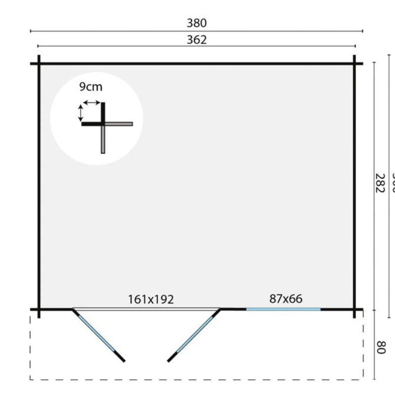 Blokhut Ingmar 7 Blokhut Ingmar - Afbeelding 7