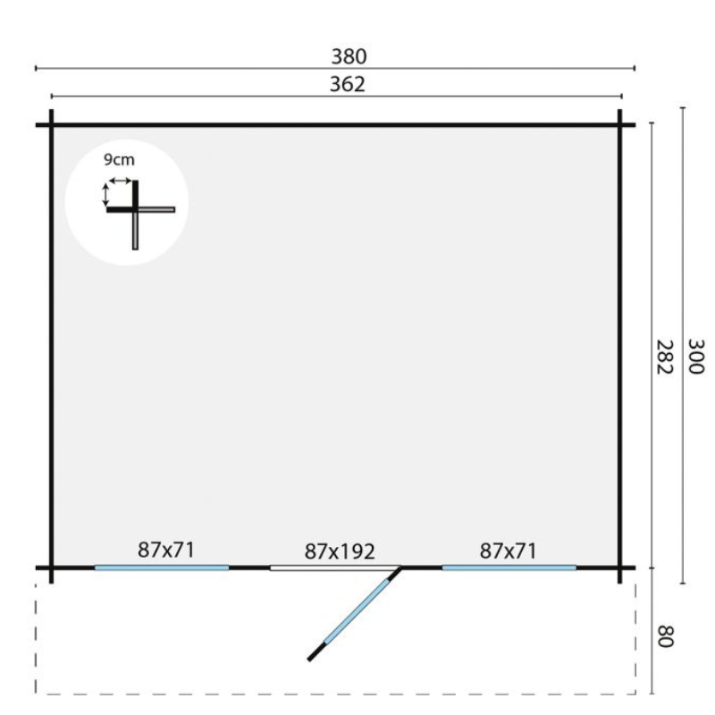 Blokhut Mika 7 Blokhut Mika - Afbeelding 7