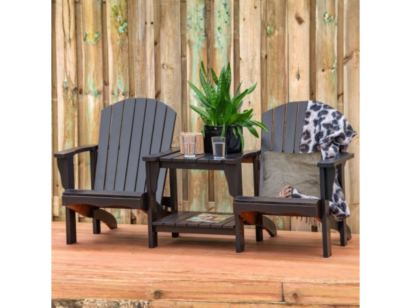 Loveseat Relax zwart gespoten