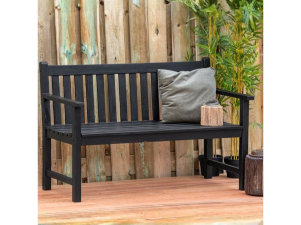 Tuinbank Nice zwart gespoten