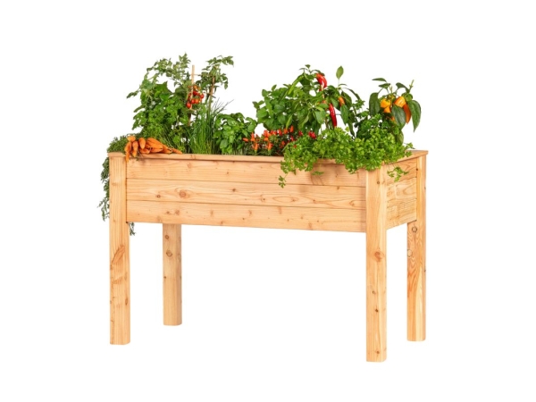 Moestuinbak op poten