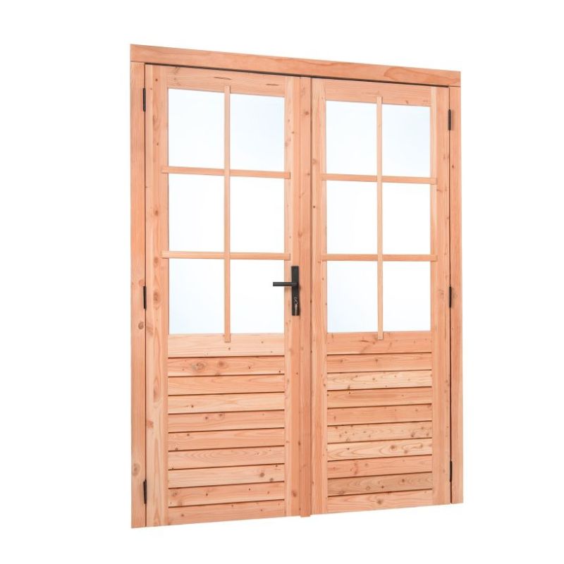 Dubbele glasdeur Red class Wood 1 Red-class-wood-Dubbele-deur-6ruits.jpg