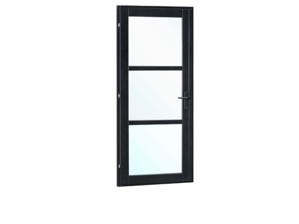 Zwarte-Steellook-Glasdeur-enkel-links-scharnierend