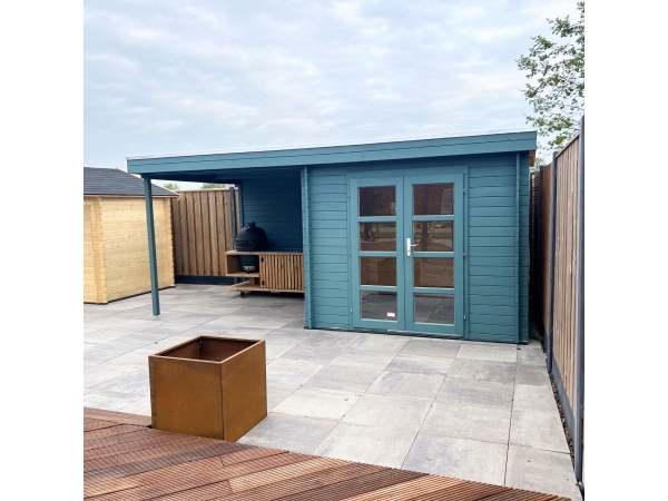 blokhut dubbele deur Brenda Showmodel