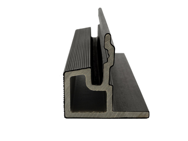 PuraTech eindprofiel Ebony black