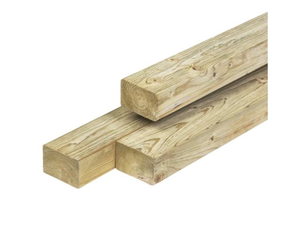 rib geimpregneerd vuren 45x70mm - 300cm