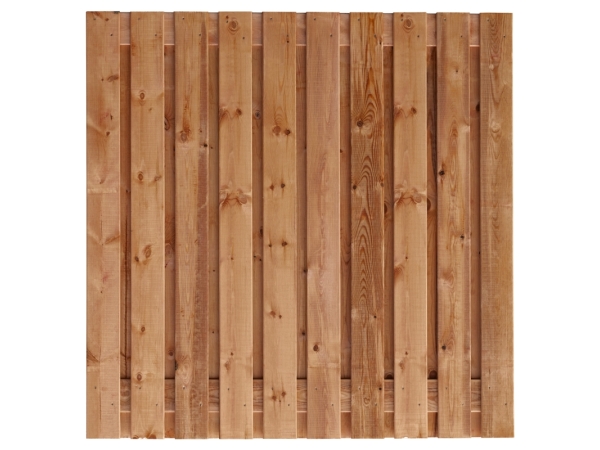 Tuinscherm Zürich 180 × 180 cm – bruin geïmpregneerd grenen