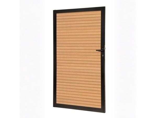PuraFence aluminium poortframe incl deurbeslag 180x100cm zwart